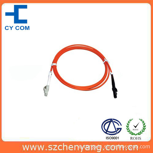 MTRJ-LC Multimode Siplex Fiber Optic Patchcord